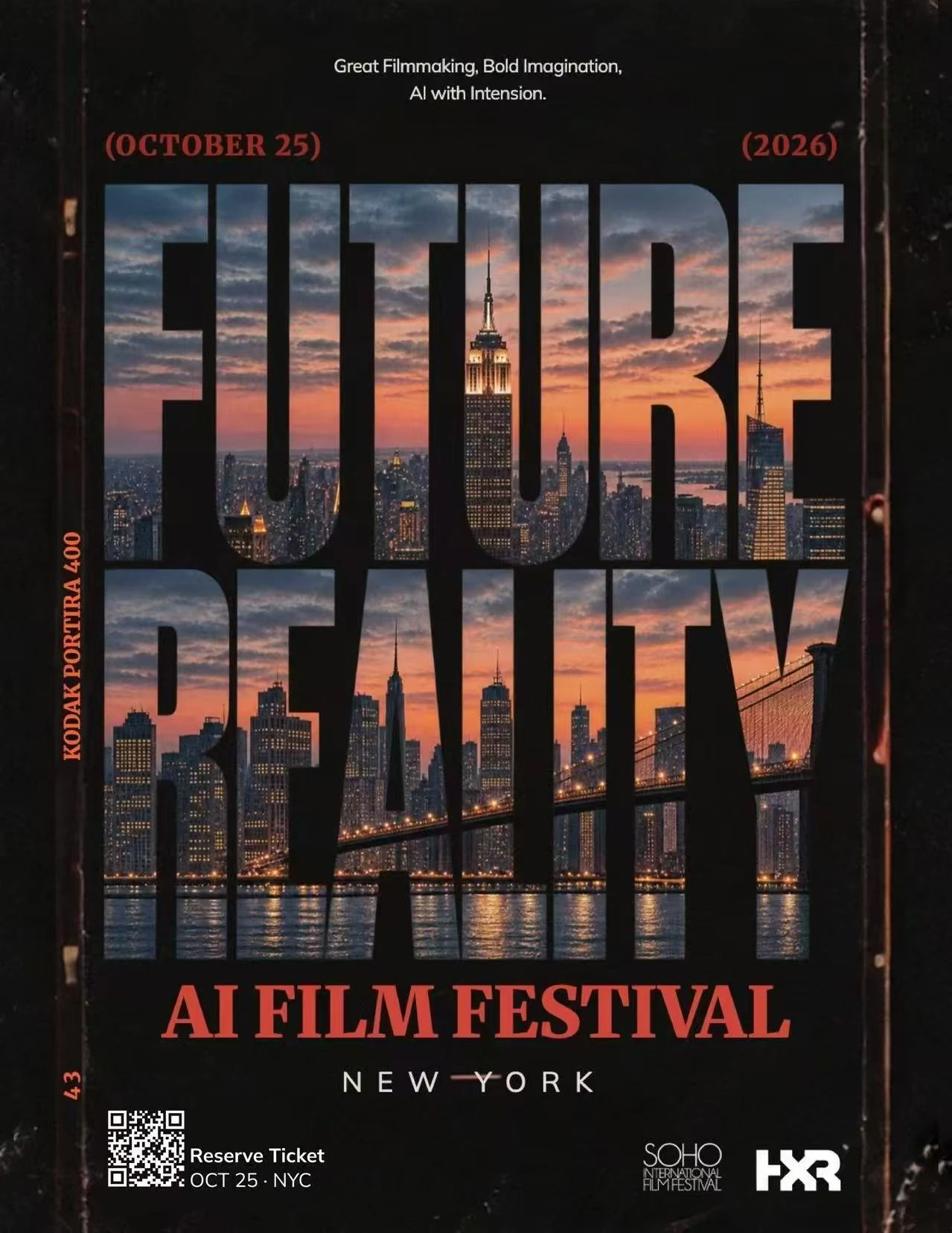 Future Reality AI Film Festival official promotional artwork